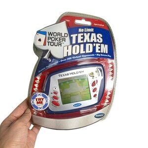 Vintage 2005 World Poker Tour No Limit Texas Hold 'Em Electronic Handheld Game